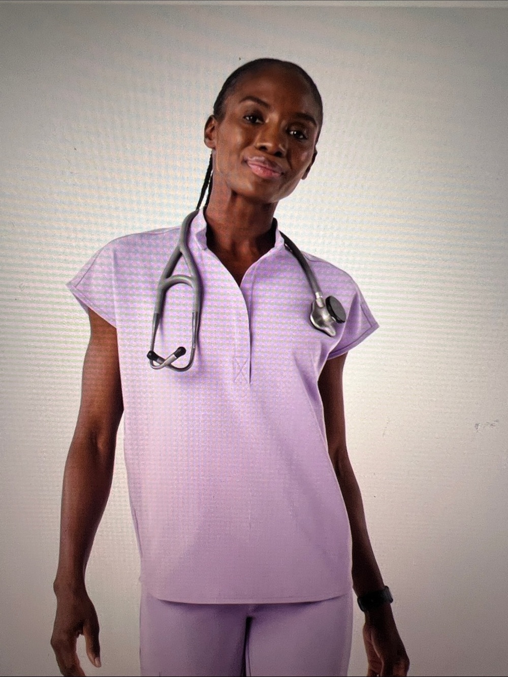 FIGS Scrubs Lavender 2 Pc Set